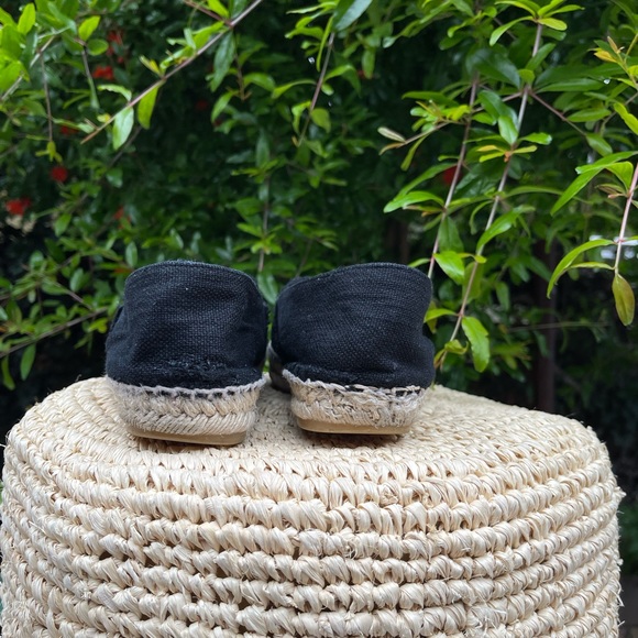 CHANEL black Linen canvas CC Espadrilles size euro 41 - Picture 5 of 11